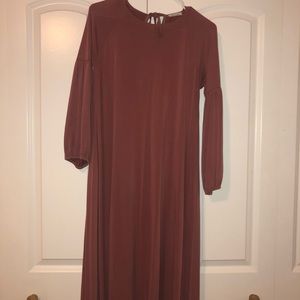 maroon dress!